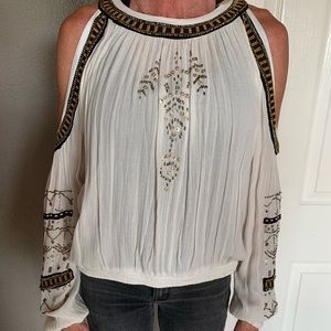 Free People Open-Shoulder Top